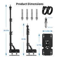 1 x RAW Customer Returns Selens triangle wall mount boom arm 47-100 cm, triangle boom arm 180 flexible rotation camera wall mount gallows for photography photo studio ring light softbox umbrella monolight flash light - RRP €54.99