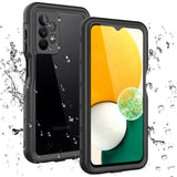 1 x RAW Customer Returns MKERED Samsung A13 4G Case IP68 Waterproof Mobile Phone Case Samsung Galaxy A13 4G Silicone Case with Built-in Screen Protector Full Body Shockproof 360 Degree Compatible Samsung A13 Black - RRP €18.64