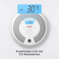 1 x RAW Customer Returns X-Sense SC07 smoke and carbon monoxide detector, autonomous, 10 years, with LCD display and test button, 360-degree monitoring, automatic verification - RRP €39.05