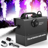 1 x RAW Customer Returns Fog machine, handheld fog machine 400W, built-in battery, 21000 mAh, visible power, for theater, film and TV shooting, Halloween, Christmas, parties, family celebrations - RRP €177.04