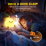 1 x RAW Customer Returns UNEEDE LED night light for children, cute animal night light, DoDo Duck Kawaii silicone nursing light children s night light dimmable touch USB lamp for baby room breastfeeding, children s gifts baby Benson  - RRP €19.67