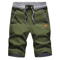 1 x RAW Customer Returns JustSun Shorts Men s Shorts Summer Shorts Chino Cotton with Drawstring Green L - RRP €29.99