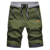 1 x RAW Customer Returns JustSun Shorts Men s Shorts Summer Shorts Chino Cotton with Drawstring Green L - RRP €29.99