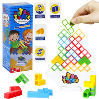 8 x Brand New ICEPAPA, Tetra Tower, Tetris Stacking Game, Montessori Games, Children s Birthday Games, Suitable as a Children s Gift or Children s Toy Ages 5  - RRP €75.84