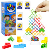 4 x Brand New ICEPAPA, Tetra Tower Game, Tetris Balance Toy Tower Game, Funny Stacking Game, Stacking Blocks Balancing Game for Boys and Girls Ages 5  - RRP €36.88