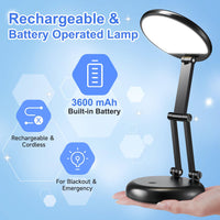 1 x RAW Customer Returns Desk lamp LED table lamp wireless, 3600mAh battery table lamp wireless, 10 brightness LED table lamp wireless, reading lamp desk lamp children, table lamp battery table lamp rechargeable battery lamp - RRP €18.91