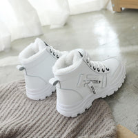 1 x RAW Customer Returns Yeeteepot Women s Winter Boots Warm Snow Shoes Ankle Boots Casual Walking Boots Non-slip Hiking Boots White 38 EU 39 CN - RRP €45.99