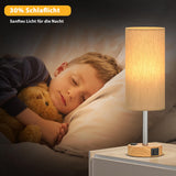 1 x RAW Customer Returns Kakanuo Bedside Lamp Table Lamp Touch Dimmable with USB-C A Charging Function Socket Small Bedside Lamp, Table Lamp with Linen Shade for Living Room Bedroom Office Includes LED Bulb  - RRP €29.23