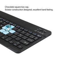 1 x RAW Customer Returns CoastaCloud Wireless Keyboard Ultra Slim Spanish QWERTY Layout for Any Operating Systems iOS Android Windows, Compatible with iPad Galaxy Tab Tablets Laptop Smartphones - RRP €19.82