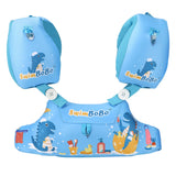 1 x Brand New Swimbobo Kids Swimming Vest with Removable Armbands Water Wings Vest with Adjustable Strap and Secure Buckle for 2-6 Year Olds Blue Dinosaur  - RRP €30.0