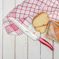 1 x RAW Customer Returns Berkel Teknica Red Handle Bread Knife 22 cm - RRP €110.5