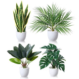 2 x RAW Customer Returns SOGUYI Artificial Plant 40 cm Artificial Plants in Pot for Indoor Decor Home Desk Bathroom Bedroom Living Room Decoration 4 Pack  - RRP €115.98