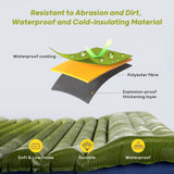 1 x RAW Customer Returns VALEHOWL Self-Inflating Sleeping Pad 2 Persons for Camping, 10CM Ultra-Thick Improved Support, Outdoor Inflatable Sleeping Pad with Foot Press, Ultralight Air Mattress for Tent, Travel, Hiking - RRP €79.98