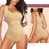 1 x RAW Customer Returns Gotoly Shapewear Bodysuit Women s Corset Body Strong Shaping Body Shaper Tummy Control Figure Shaping Seamless Shaping Bodysuits Beige, ML  - RRP €26.99