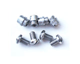 1 x RAW Customer Returns 4 sets of 1911 grip screw bushings, M1911 clones 1911A1 Suitable for these and other standard 1911 .45 .38 Industries grip nuts screws and bushings made of stainless steel - RRP €12.88