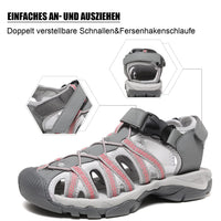 1 x RAW Customer Returns Women s Sports Sandals Trekking Sandals Closed Outdoor Hiking Sandals Summer Lightweight Shoes Ladies Sandals for Sports Beach Water Sports Greypink 40 - RRP €40.84