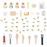 1 x Brand New 27 pieces miniature gnome baking set, miniature table dollhouse kitchen, miniature table kitchen accessories, mini dollhouse accessories, miniature kitchen furniture baking accessories - RRP €13.1