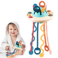 1 x RAW Customer Returns Kizmyee Montessori toys from 1 year, baby, motor skills toy for hanging, boys girls, sensory learning games for babies and toddlers from 18 months, 1,2,3 years - RRP €16.13