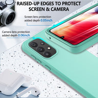 1 x RAW Customer Returns OWKEY 360 Degree Case Compatible with Samsung Galaxy A33, Full Body Protective Case with Built-in Glass Screen Protector, Shockproof Full Body Mobile Phone Case for Samsung Galaxy A33 Green  - RRP €18.99