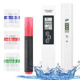 1 x RAW Customer Returns HOIIME PH meter, PH TDS EC temperature and bio-mineral test pen 5 in 1 set, PH value conductivity water tester ATC , 0-14 pH measuring range- 0.1 pH accuracy, drinking water swimming pool aquarium - RRP €18.99