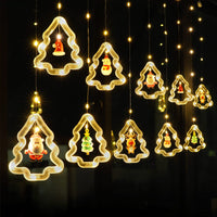 1 x RAW Customer Returns BLOOMWIN fairy lights window 3M fairy lights curtain - 8 modes fairy lights Christmas - fairy lights Christmas decoration window illuminated - LED fairy lights curtain - USB Christmas lights warm white - RRP €19.15