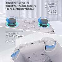 1 x RAW Customer Returns GULIkit KK3 MAX Bluetooth Controller with RGB Light, Magnetic Levitation Vibration Motor, Hall Joysticks and Trigger, 1000Hz Frequency Response, 4 Rear Buttons for PC Switch Steam Android iOS MacOS - RRP €80.66