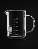 1 x RAW Customer Returns QWORK 2 pieces measuring cup with handle, borosilicate glass, 500 ml - RRP €18.14