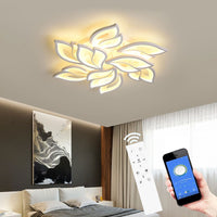 1 x RAW Customer Returns LED ceiling light dimmable, 70W-140W ceiling lamp LED living room lamp with remote control APP color change - modern living room lamp ceiling light energy saving dimming ceiling lighting bedroom lamp - RRP €97.8