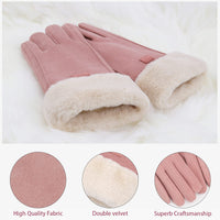 3 x Brand New ZASFOU Women s Winter Gloves with Touch Screen and Thermal Fleece Lining, Pink, L - RRP €72.0