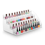 1 x RAW Customer Returns Ejoyous Nail Polish Organizer, Nail Polish Display Shelf, Multi-Tier Durable Nail Polish Acrylic Clear Makeup Display Stand Rack Organizer Holder, for Lipstick Jewelry 4 Layers  - RRP €20.4