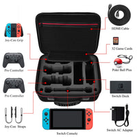 1 x RAW Customer Returns Diocall Case Compatible with Nintendo Switch Switch OLED, Hard Protective Case for Switch Consoles, Pro Controller, Accessories - RRP €50.41