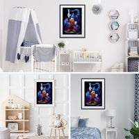 2 x Brand New NAIMOER Mouse Diamond Painting Adults, 5D Diamond Painting Pictures, Diamond Painting Adults Magic Diamond Painting Cartoon Children DIY Diamond Painting for Home Wall D cor 30x40cm - RRP €40.8