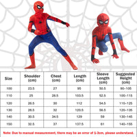 1 x RAW Customer Returns Spider-man Costume Children, Spider Suit Children s Bodysuit, Spider Cosplay Costumes, Spider-man Suit, Spider-man Fancy Dress for Boys Halloween Carnival Cosplay Party Stage Performance 140-155cm  - RRP €22.16