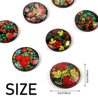 1 x Brand New TYEQWT Set of 12 fridge magnets, decorative fridge magnets, flower magnets for magnetic board fridge magnets, magnets fridge for fridge, magnetic board, whiteboard, pin board etc. - RRP €11.99