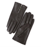 1 x Brand New YISEVEN Women s Gloves Touch Screen Warm Velvet Lined Long Modern Sheep Leather Lambskin Full Finger, Brown Zipper 8.0 XL - RRP €21.6