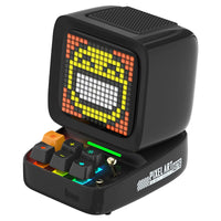 1 x RAW Customer Returns Divoom Ditoo Pixel Art LED Portable Bluetooth Speaker, 256 Programmable LED Panel with Party Light, Smart Digital Table Clock, Gaming Music Box Supports TF Card Radio - RRP €89.99