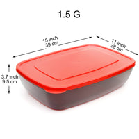 3 x Brand New Youngever 2 Pack 5.5L Large Food Storage Containers, Reusable Large Plastic Containers for Meal Prep - RRP €142.8