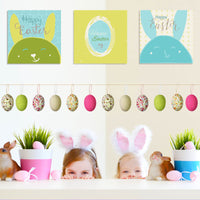 1 x RAW Customer Returns 12x Easter eggs for hanging, Easter eggs colorful decoration, Easter eggs decoration, decorative eggs for Easter, small Easter eggs, spring decoration, decoration for Easter with various motifs - 6 cm - RRP €10.07