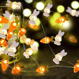 40 x Brand New Easter fairy lights, 3M 30LED micro Easter fairy lights, Easter decoration fairy lights, Easter decoration LED fairy lights, LED bunny carrot fairy lights, Easter bunny carrot fairy lights, A20 - RRP €311.6