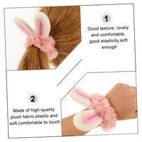 4 x Brand New 2pcs Animal Ear Hair Rope Hair Accessories for Hair Ponytail Hair Jewelry Antler Hairband Rabbit Ears Hair Ties Stylish Hair Rings Ponytail Holder Women Hair Ring - RRP €72.0