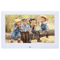 2 x RAW Customer Returns 10 inch Digital Photo Frame, Music, Photo, Video Player with Remote Control, Digital Photo Frame Multi-Slideshow 4-Window Display, Electronic Picture Frame - RRP €114.94