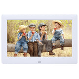 1 x RAW Customer Returns 10.5 inch Digital Photo Frame, Music, Photo, Video Player with Remote Control, Digital Photo Frame Multi-Slideshow 4-Window Display, Electronic Picture Frame - RRP €53.44