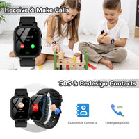 1 x RAW Customer Returns Fenamor Smartwatch Children, Smartwatch Children with SIM Card with Call Function, SOS, Camera, Music, Pedometer, Flashlight, Alarm Clock, Smartwatch with SIM Card Toy Gifts for 4-12 Years - RRP €39.99