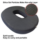 1 x RAW Customer Returns Ecosafeter Donut Seat Cushion Premium Memory Foam Hemorrhoid Pillow for Coccyx Sciatica Hemorrhoids Back Pain Relief - RRP €29.23