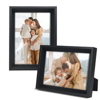 9 x Brand New Shampsen 13x18 Picture Frame Black Picture Frame with High Definition Glass for Wall Mounting Table Display - RRP €172.35