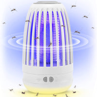 1 x RAW Customer Returns Mosquito Killer Lamp, Electric Insect Killer with Night Light 2 in 1, Powerful Pest Control Traps for Indoor and Outdoor - RRP €28.22