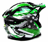 1 x RAW Customer Returns Full Face Motocross Child Motorcycle Helmet - YEMA YM-211 Full Face Motard Cross Downhill DH ECE Approved Children s Helmets for Girls and Boys, S - RRP €59.99