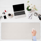 1 x RAW Customer Returns CENNBIE Desk Pad 120x50cm, Extra Large Leather Mouse Pad, Gaming Mouse Mat and Office Mouse Pad Extended Gaming Mouse Pad XXL Desk Pad Waterproof Desk Mat Cream  - RRP €37.98