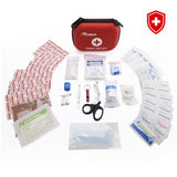 1 x RAW Customer Returns First Aid Kit, First Aid Kit, First Aid Bag for Family, Indoor, Outdoor First Aid, Portable, Waterproof and Dustproof Red  - RRP €21.99