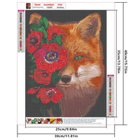 10 x Brand New DCIDBEI Diamond Painting 4 Pieces 30 x 40 cm 5D Adult Diamond Painting Kits Fox Lion Leopard Diamond Art Painting Pictures Accessories Paint by Numbers Cross Stitch Embroidery Mosaic Making Wall Decor - RRP €154.0